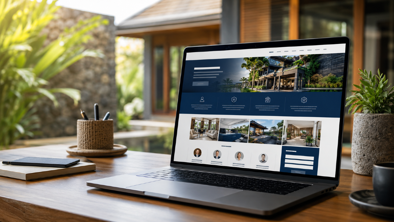 Ilustrasi Website Company Profile untuk Bisnis di Bali: Fungsi dan Fitur Penting