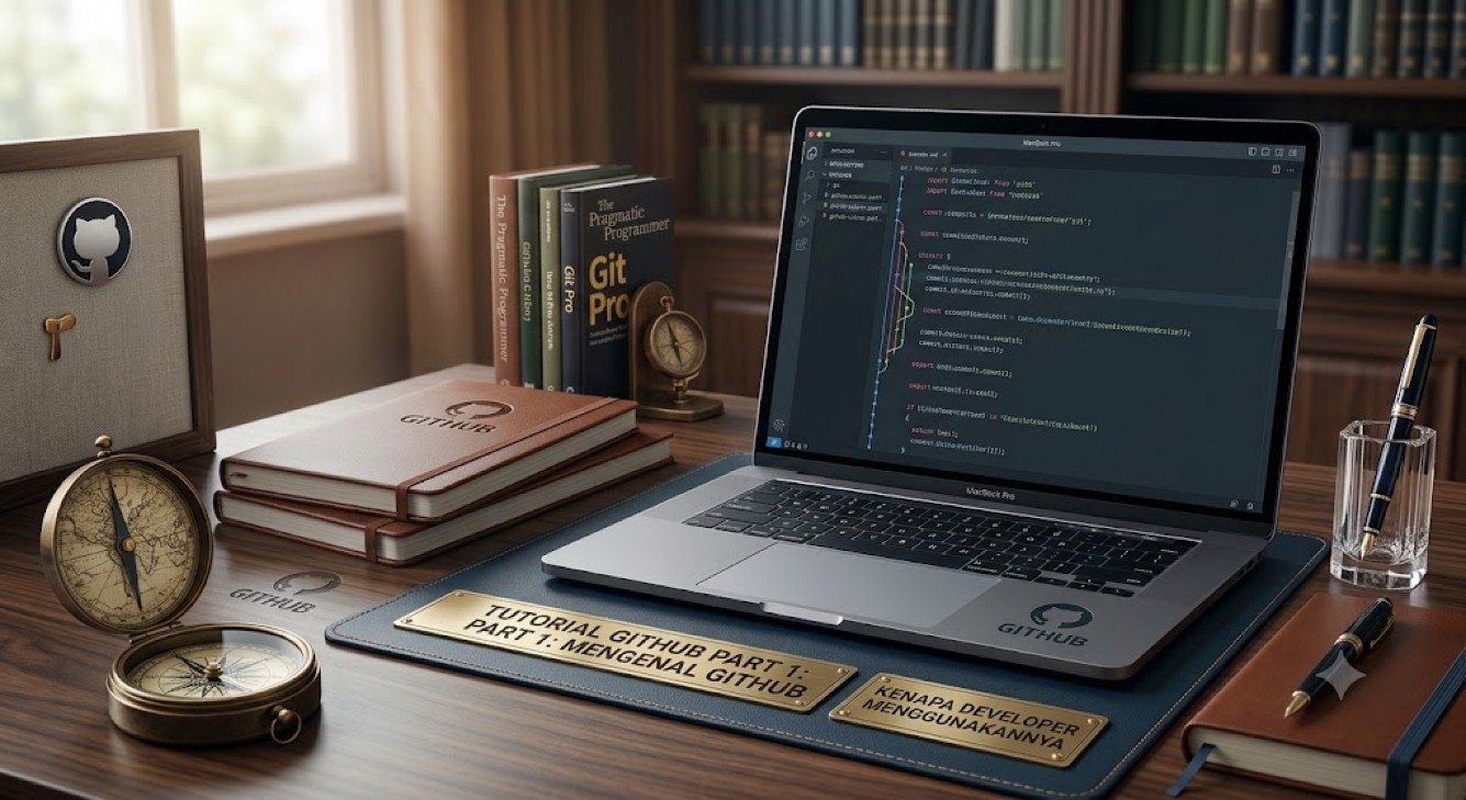 Ilustrasi tutorial Tutorial GitHub Part 1: Mengenal GitHub dan Kenapa Developer Menggunakannya